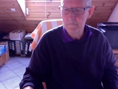 74-Year-Old German Silver Daddy Cums Hard