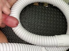 Small Penis Rubbing And Cumming On A Vacuum Cleaner Hose
