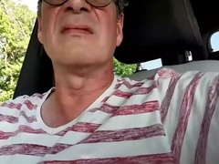 Mature Wanker In His Car