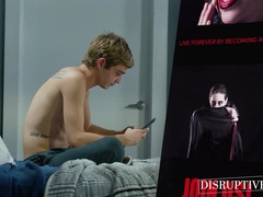 Older bear Lawson James rawfucks his needy twink lover Grayson Lange