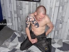 Masturbation cum, uniform, big dick gay