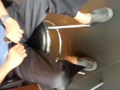 Sexy Mate in Shiny Smooth Satin Panties de senor bulto bulge