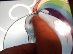 Rainbow Dash Ass Cum Tribute