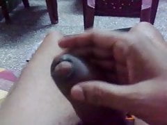 Masturbation salined cock and cum