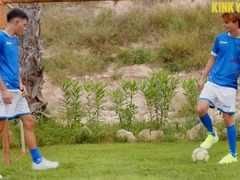 Gay Porn - Soccer Bro Attacks Again His Bottom Pal!