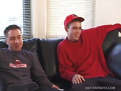 Young Johnny and Nate Suck Cock