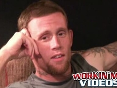 Inked studs jerk each other off and masturbate to orgasms