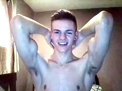 wondrous Hung Toned Brit lad ripples and Shoots