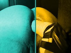 Big ass and toy