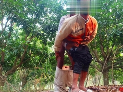 Desi pillow-biter fuck-fest on Public Place - Outside ass bandit hump with older stud - Zm Official