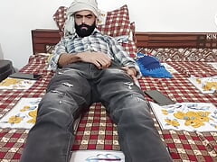 Indian gay boy with big monster cock masturbating