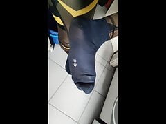 Dirty Socks Leggings after Sport Handjob Self Care w Cumshot