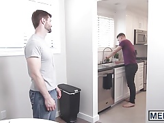 Handsome daddy Dennis West penetrates Paul Canons eager ass