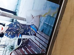 Cum tribute over Luana , my sluts are now posted on YouTube