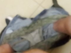 giving a sample at the hospital