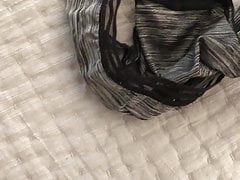 Wifes dirty panties and her panty and bra drawer