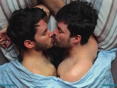 Friends jerking off together (very intimate)