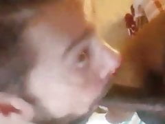 an eyefull of cum