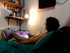 My stepbrother caught me pawing myself and filmed it