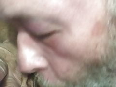 Long BJ Daddy swallows strangers large load CIM cum gulp