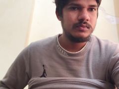 Striptease with big cock and masturbation