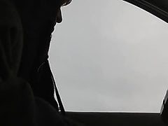 Exposed car jerk and cum Tyler Shumaker