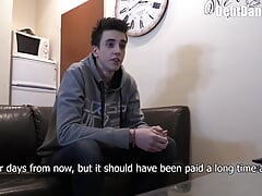 TWINKPOP - He Comes Over To Collect His Money But He Ends Up Getting Pleasured By A Twink