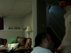 Young straight guy bound gagged and blown