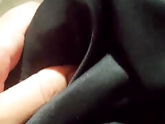 solo dick rubbing and handjob cloth over it