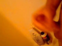 Cum in the shower