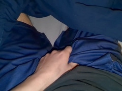 Gay horny, erection, dick rubbing