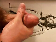 Cumming for Lily Rose Depp and licking it up 2