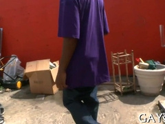 Watch this interracial orgy with a mixed group of guys getting it on in Doggy-Style