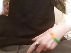 British hung nudebichav strips slowly with hard on massive cock