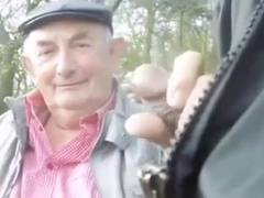 Grandpa in park 7