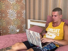 Step-dad toughly spread his daughter-in-law's beau's arse and jizzed on their faces