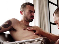 Muscle, gay cock, without a condom