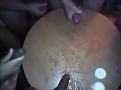 Circle jerk compilation - a lot of cocks and cum