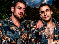 Latino lovers share the couch for merciless anal intimacy