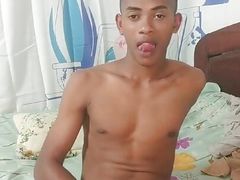 Black Massive Cock Wanking after School