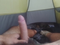Hair, outdoor, gay uncut cock