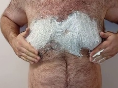 Huge, hairy gay dads show off their man boobs