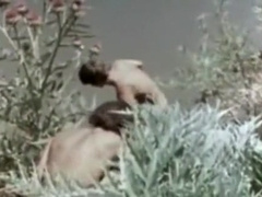 Horny male in fabulous vintage, blowjob homosexual porn movie