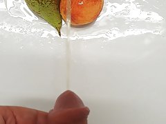 Master Ramon prepares the food (fruitsalat) for his slave Karl, Bon Appetit. Part 3