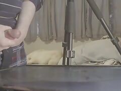 Slow-motion cumshot #25! More thick and creamy ropes shooting