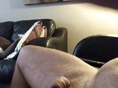 My cock getting played with