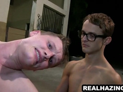 First-Timer School Otter Getting Hazed With Rectal Fuck-A-Thon