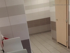 Jerk at public rest room