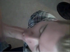 Twink sucking hard cock with CIM and swallow 2