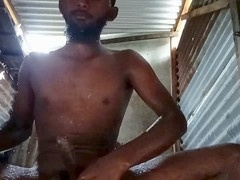 Intense gay shower scene